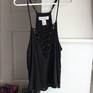 Forever 21 Lace Up Tank